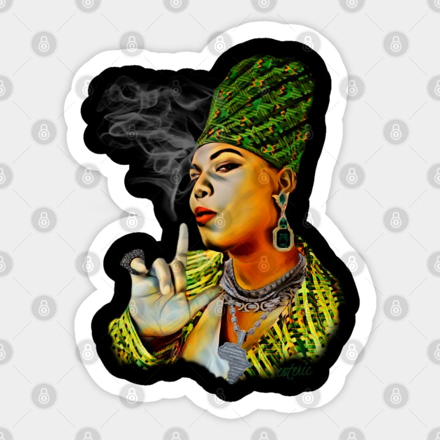 All Hail The Queen Sticker by Esoteric Fresh 